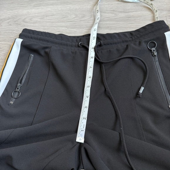 Boom Boom Jeans Track Pants Size L - Black w/ White & Gold Stripes - Picture 6 of 8